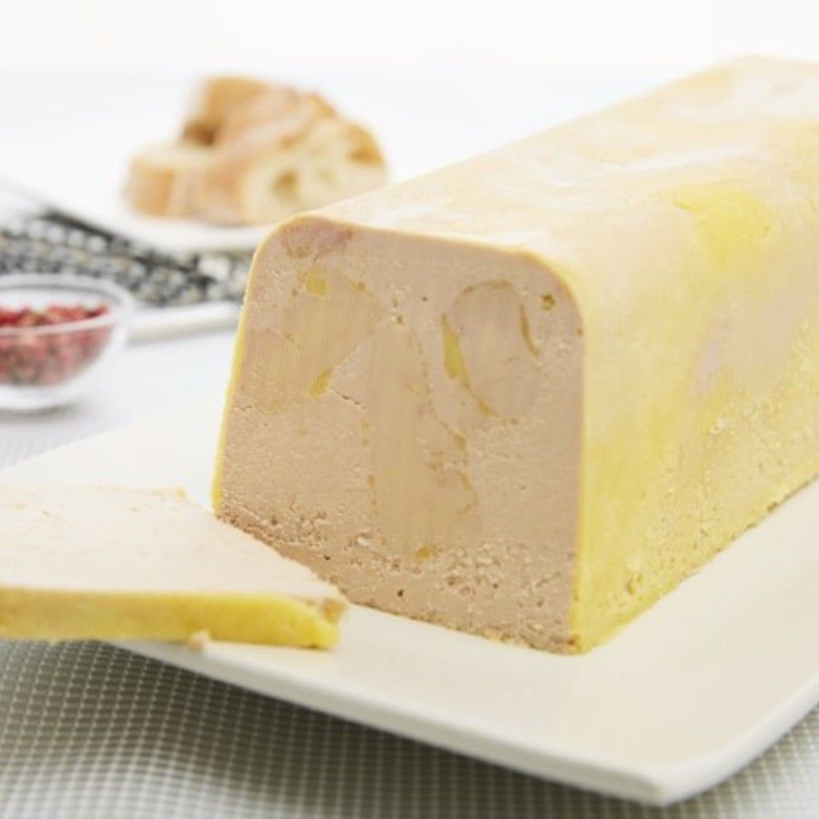 Bloc de foie gras canard mi-cuit 30% morceaux France