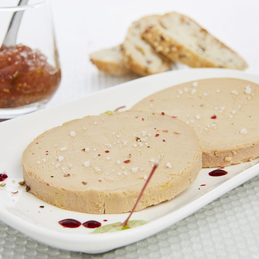 Bloc de foie gras canard mi-cuit 30% de morceaux France