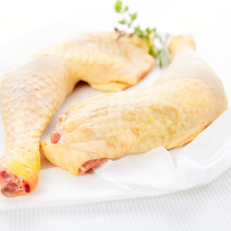 Cuisse poulet jaune Label Rouge de notre région 