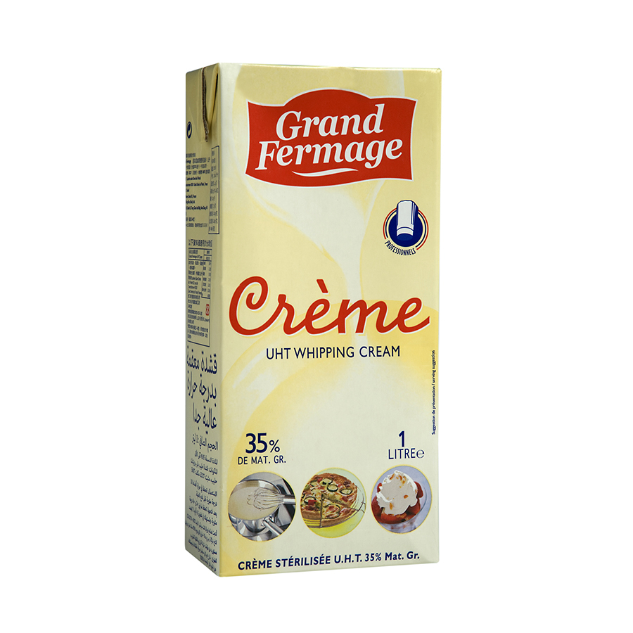 Crème liquide UHT 35% MG Grand Fermage